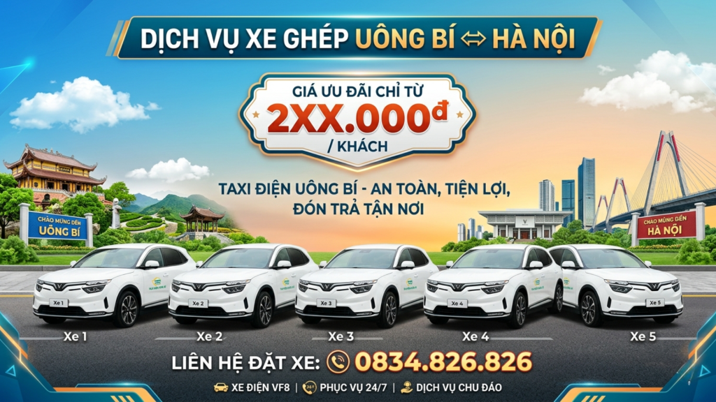 Số điện thoại xe ghép Quảng Ninh
